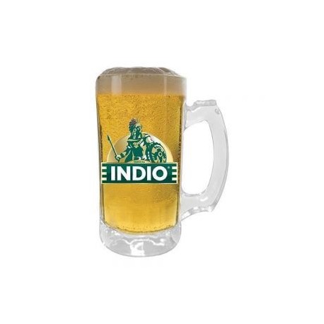 Tarro de vidrio sublimable, tipo cervecero. Para obtener mejores resultado al llevar a cabo la sublimación se recomienda hacerl