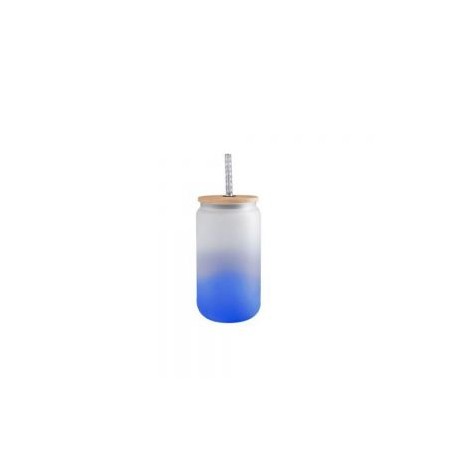 BOTELLA BOROSILICATO CANDY 500ML AZUL