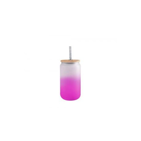 BOTELLA BOROSILICATO CANDY 500ML ROSA