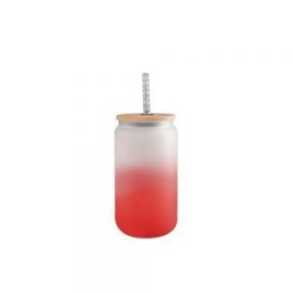 BOTELLA BOROSILICATO CANDY 500ML ROJO