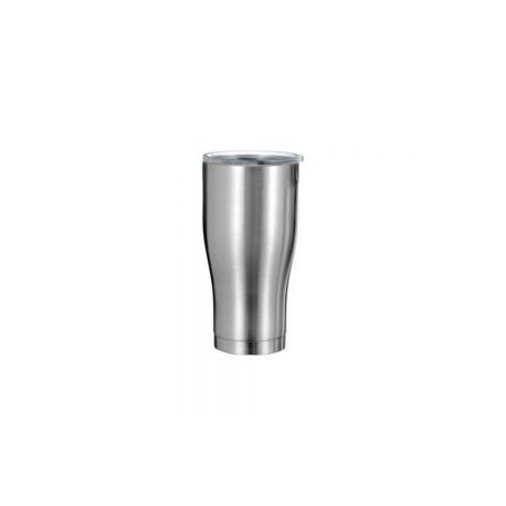 TERMO ACERO LEON 20OZ PLATA