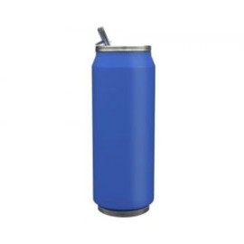 TERMO ACERO LATA FORO 500ML AZUL MATE