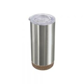 TERMO ACERO BASE CORCHO TEXAS 17OZ PLATA