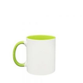 TAZA PARA SUBLIMACION 11OZ MATE VERDE CLARO