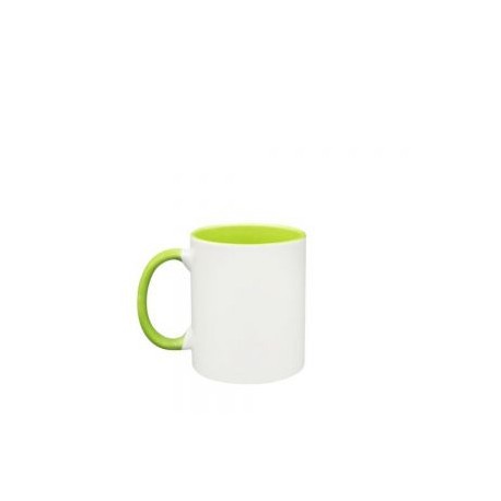 TAZA PARA SUBLIMACION 11OZ MATE VERDE CLARO