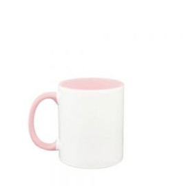 TAZA INTERIOR CON ASA COLORES ROSA