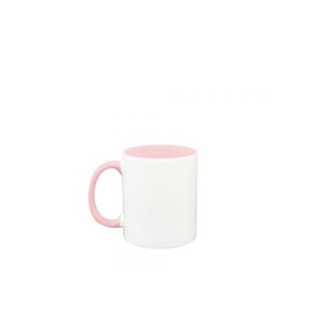 TAZA INTERIOR CON ASA COLORES ROSA
