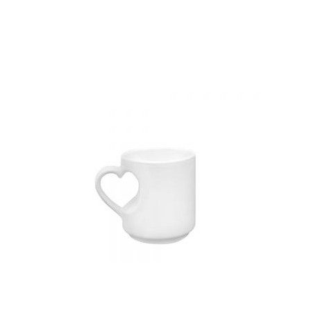 TAZA CORAZON 10OZ BLANCO
