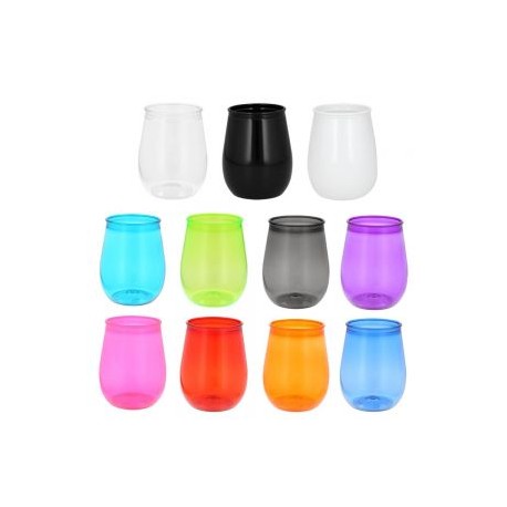 Vaso plástico de color.