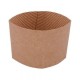 Fajilla de cartón para vaso desechable.