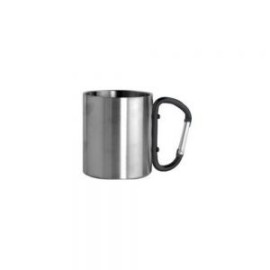 TAZA ACERO CON ASA GANCHO 300ML NEGRO