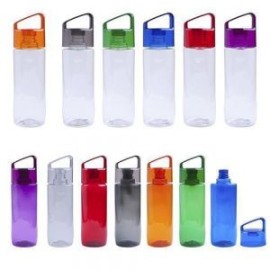 Cilindro de plástico con tapa enroscable. El envío de este material se hace por separado de base y tapas derivado a los cambios