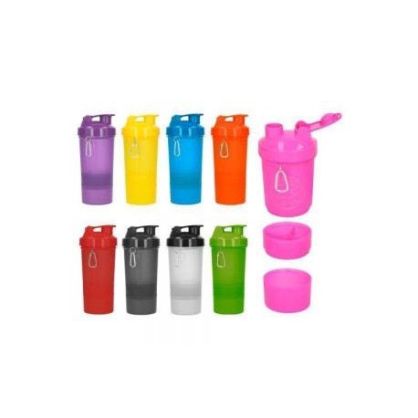 Cilindro de plástico con compartimentos, resorte de acero. Ideal para gimnasio. El envío de este material se hace por separado 