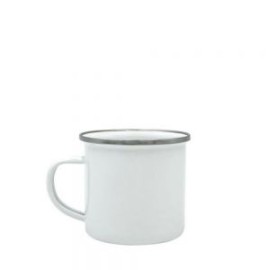 TAZA PELTRE 10OZ CON CAJITA BLANCO