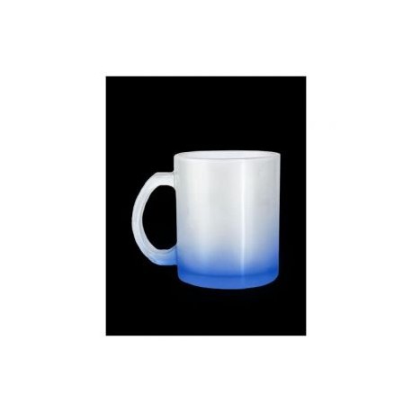 TAZA CRISTAL 10OZ AZUL