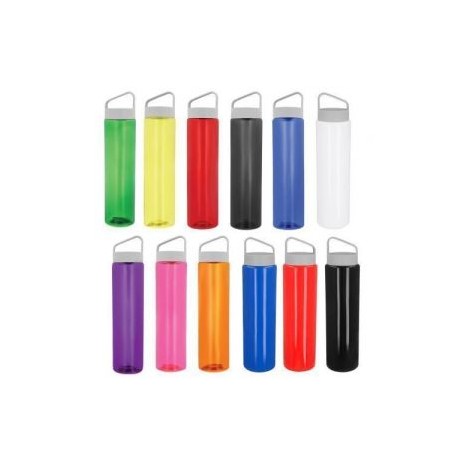 Cilindro de plástico con tapa enroscable y cuerpo de color. (El envío de este material se hace por separado de base y tapas der