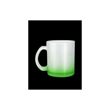 TAZA CRISTAL 10OZ VERDE