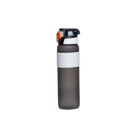 Cilindro de plástico rubber con tapa de seguridad y cintillo de silicón.