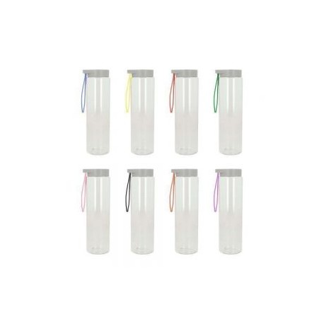 Cilindro de plástico de una pared con tapa enroscable y cinta de silicón. (El envío de este material se hace por separado de ba