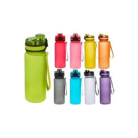 Cilindro de plástico rubber con tapa de seguridad y cordón de poliéster.