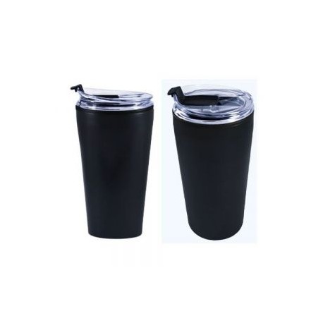 Termo de acero inoxidable y plástico con capacidad de 400ml. Mod. Ferrana Color