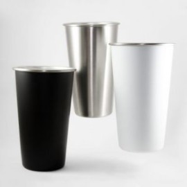 Vaso de acero inoxidable con capacidad de 700 ml. Mod. Vegas