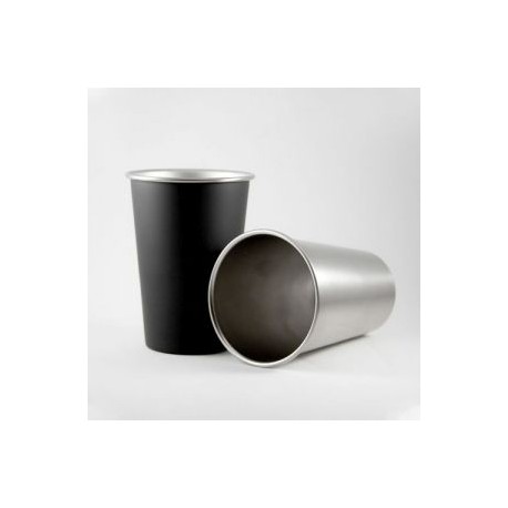 Vaso de acero inoxidable con capacidad de 500 ml. Mod. Lahti