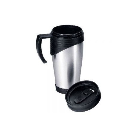 Termo de acero inoxidable y plástico con capacidad de 400ml. Mod. Alaska