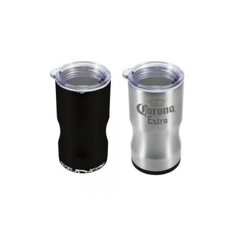 VASO TÉRMICO DOBLE PARED Y PORTA LATA  DEUX A2468