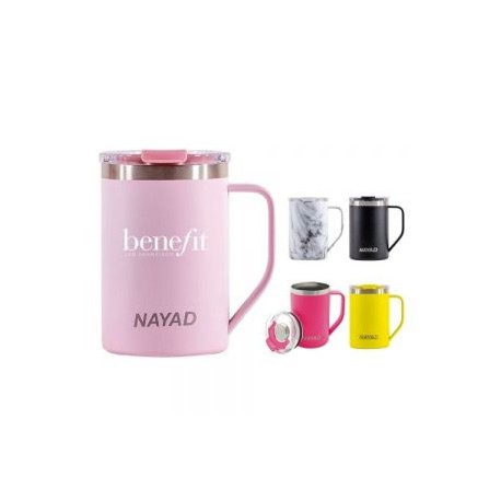 TARRO TÉRMICO DOBLE PARED ACERO INOX.  15 OZ. NAYAD METRO A2777