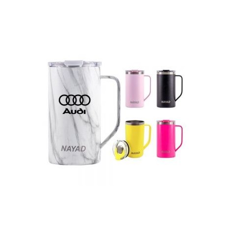 TARRO TÉRMICO DOBLE PARED ACERO INOX. 20 OZ. NAYAD METRO TALL  A2778