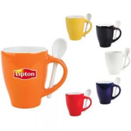 TAZA C/CUCHARA 12OZ. LONDON TAC11