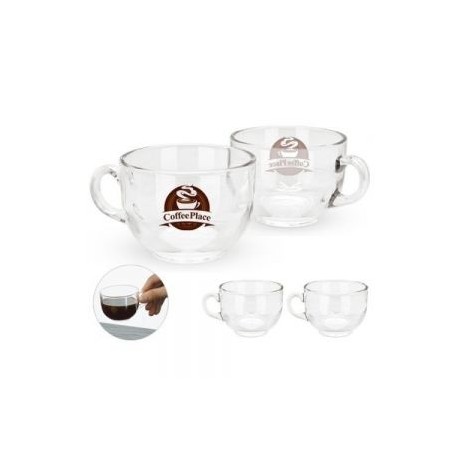 JUEGO TAZAS DE VIDRIO 5OZ. ADEL A2764