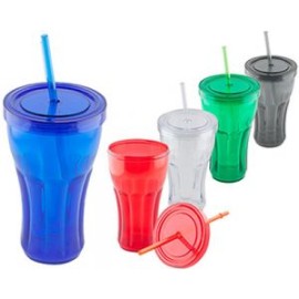 VASO DOBLE PARED CON POPOTE DE 500 ML ZODA VAP3558